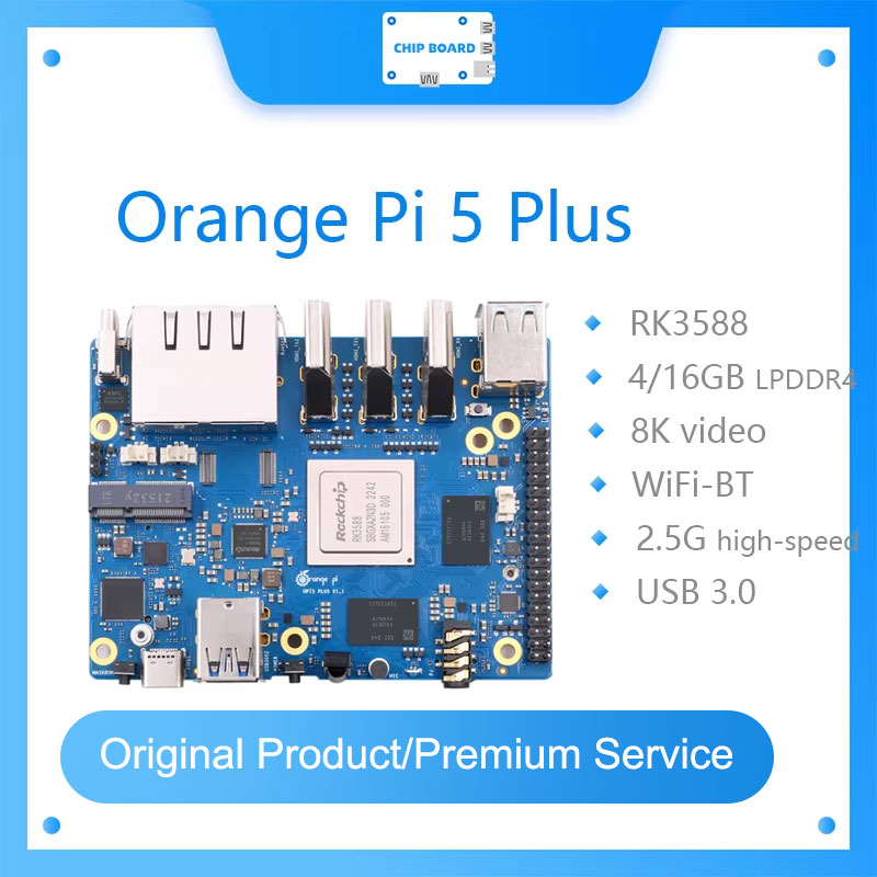 Orange Pi 5 Plus  Single Board - Orange Pi 5 Plus 32Gb 评论和价格